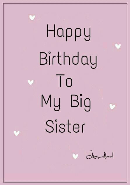 Featured image of post Cute Happy Birthday Big Sister Images