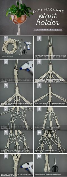 Featured image of post Easy Patterns Step By Step Diy Macrame Plant Hanger