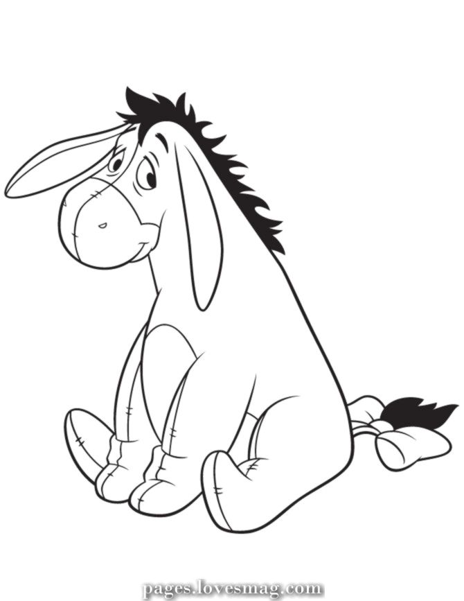 Featured image of post Eeyore Clipart Black And White