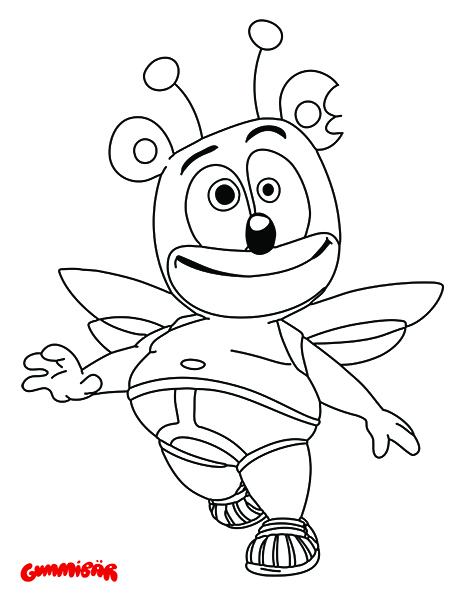 Featured image of post Gummibar Gummy Bear Coloring Pages