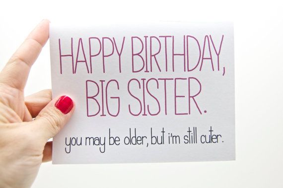 Featured image of post Happy Birthday Big Sister Images Funny