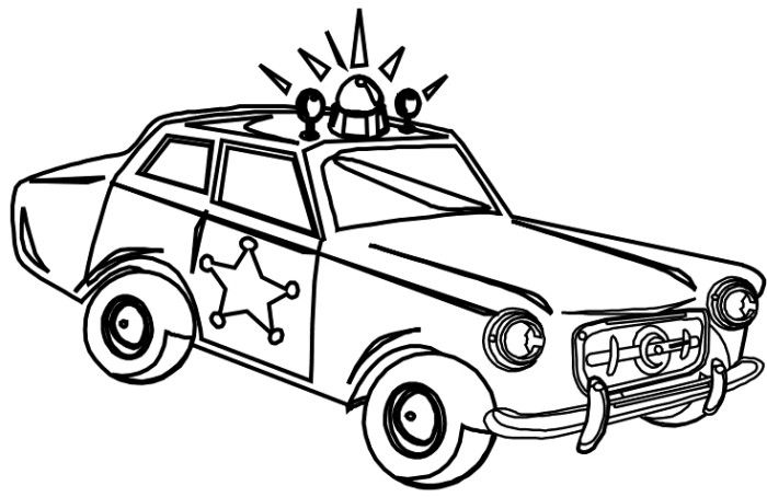 Featured image of post Old Police Car Coloring Pages