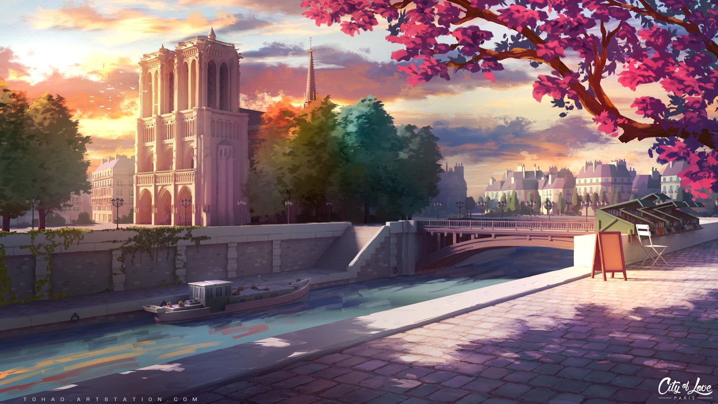 Featured image of post Scenery Paris Anime Background